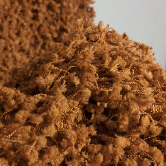 Fuzzy Pecan Cardigan size L - Picture 3 of 3